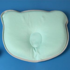 Silicone Foam Pillow for Newborns for head shape Pillow Bulk Wholesale blue back ground