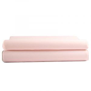 Silicone foam made memory foam pillow for side sleeper to protect nick pink color bulk wholesale
