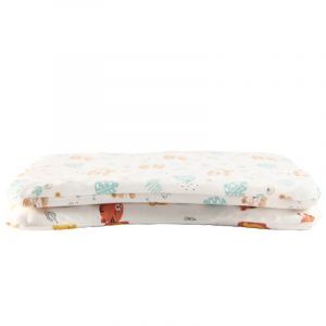 Silicone foam pillow for 2-3 years old infants kids bulk wholesale 2 design side view