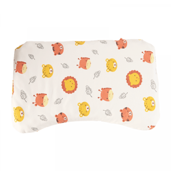 Silicone foam pillow for 2-3 years old infants kids bulk wholesale cartoon design top view