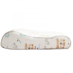 Silicone foam pillow made Best Youth Memory foam pillow for side sleeper with cartoon tiger pillow cover side bulk wholesale
